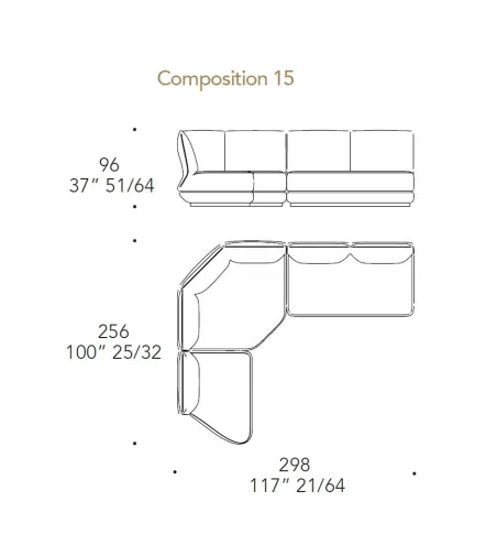 Canapé Modulable Orizzonte - Reflex