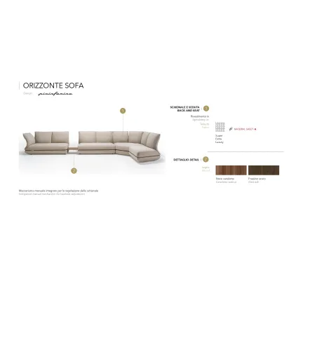 Canapé Modulable Orizzonte - Reflex