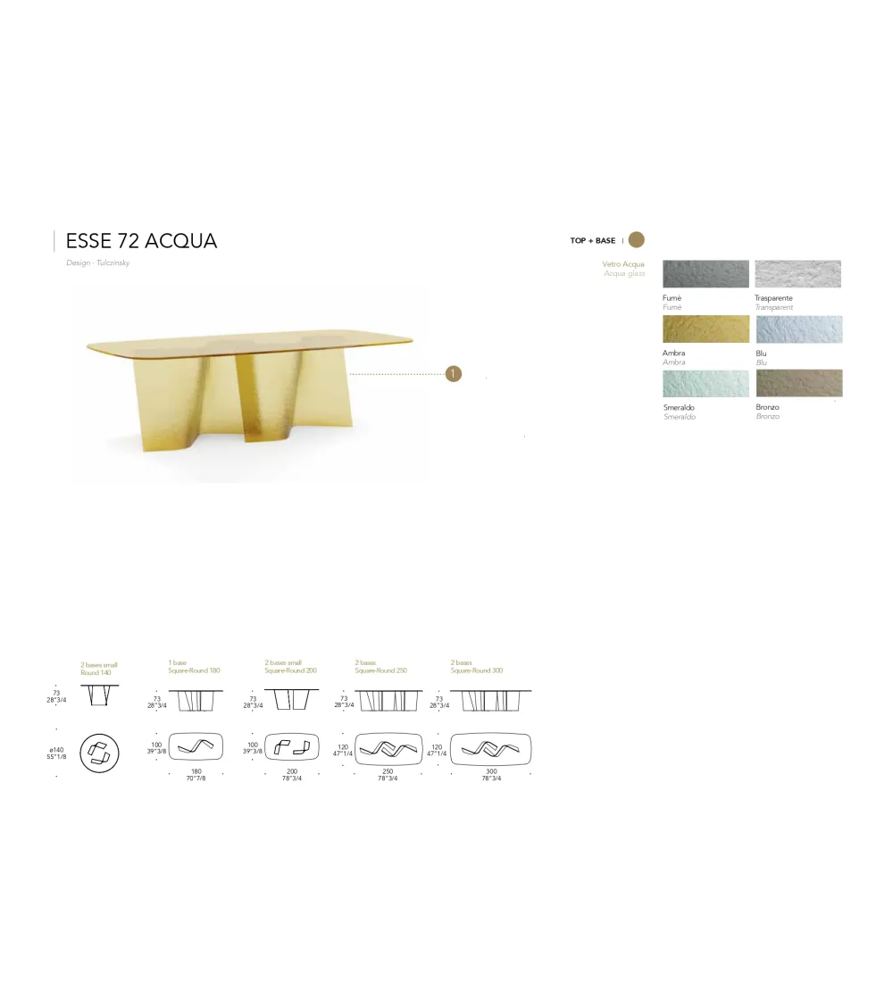 Mesa Esse Acqua - Reflex