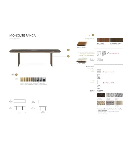 Reflex - Monolite Bench with Cushion