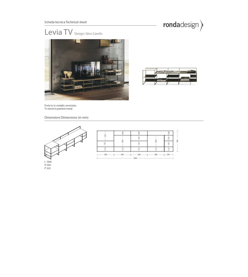 Ronda Design - Levia TV Stand