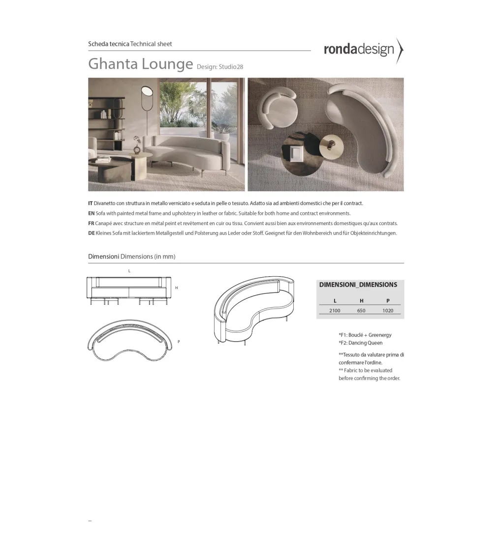 Ronda Design - Ghanta Lounge Sofa