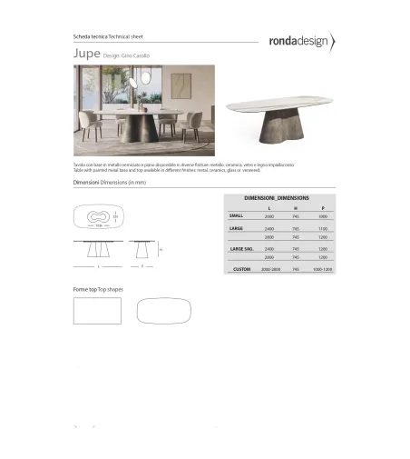 Tavolo Jupe - Ronda Design