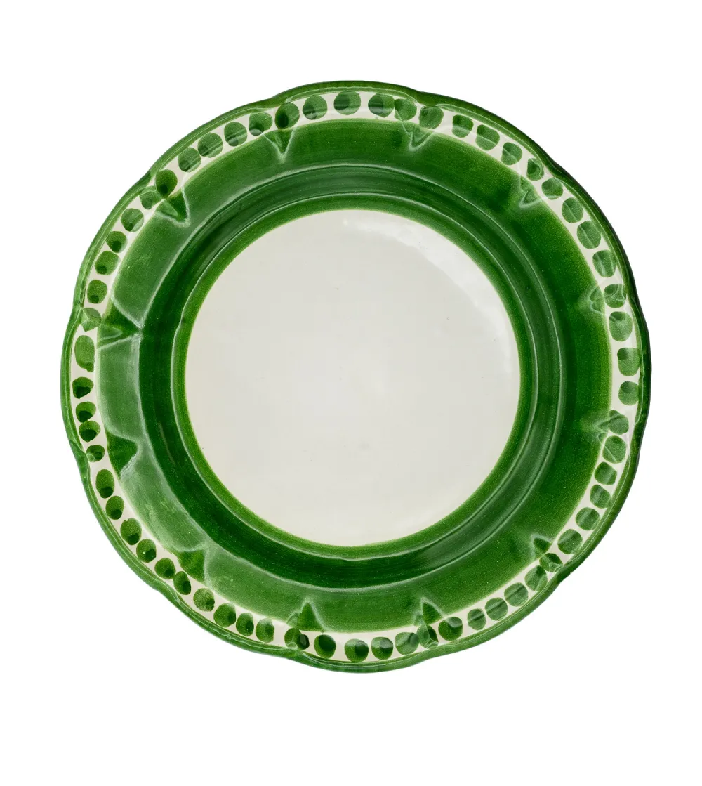 Juego de 6 Platos Llanos Verdes de la...