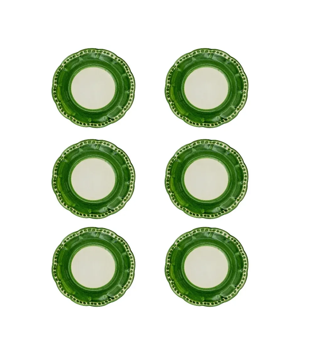 Juego de 6 Platos Hondos Verdes de la...