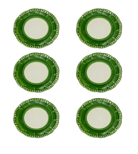 Set 6 Piatti Frutta Verde Collezione Vietri - Wftb