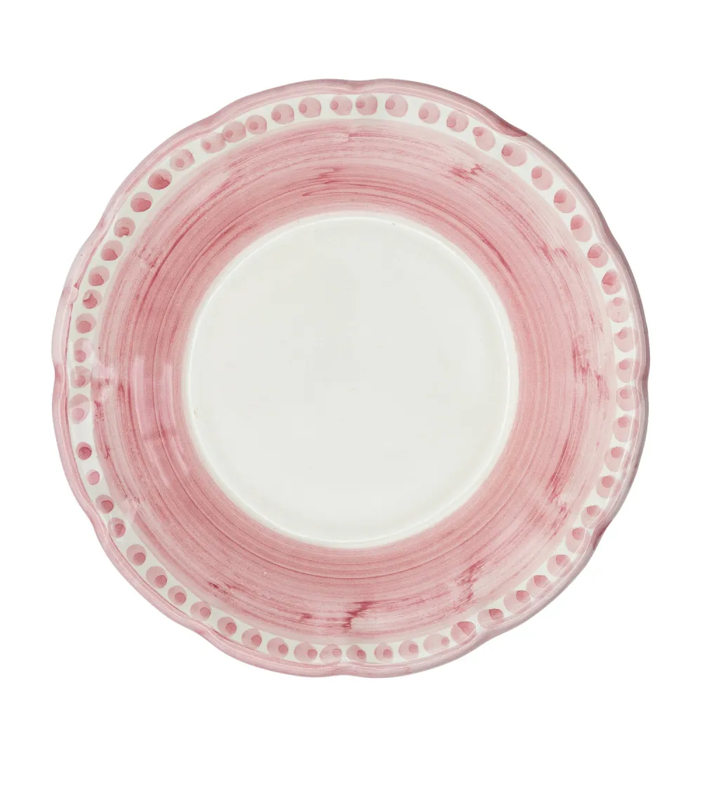 Juego de 6 Platos de Postre Rosas de...
