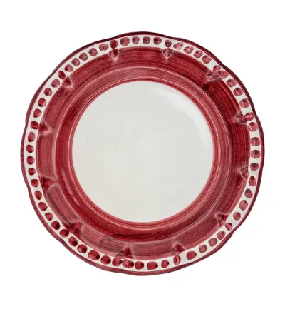 Set 6 Piatti Frutta Rosso Collezione Vietri - Wftb 2