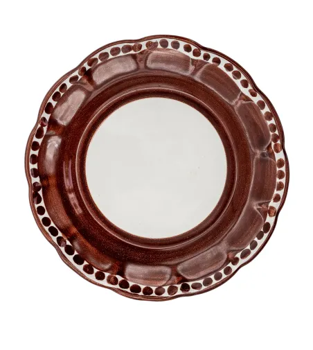 Juego de 6 Platos de Postre Marrones de la Colección Vietri - Wftb