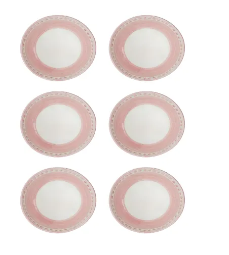 Set 6 Ciotole Grandi Rosa Collezione Vietri - Wftb
