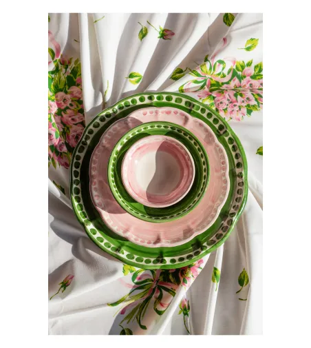 Ensemble de 6 Bols Vertes Moyens de la Collection Vietri - Wftb