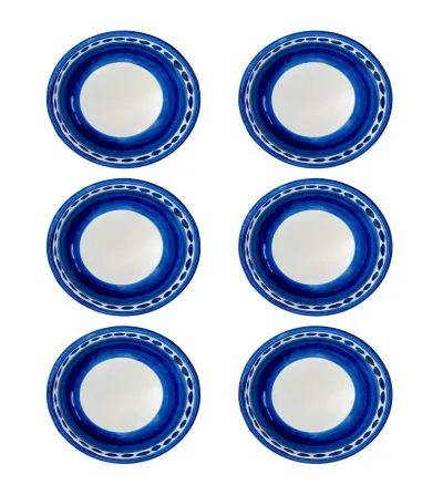 Ensemble de 6 Petits Bols Bleues de la Collection Vietri...