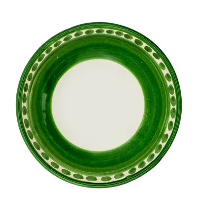 Wftb - Set of 6 Green Small Bowls from the Vietri Collection 2