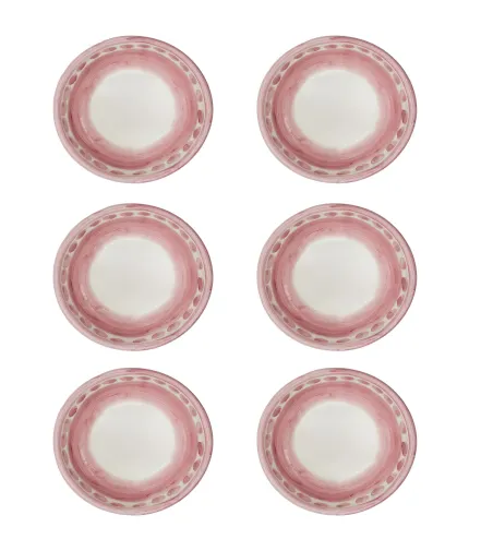 Set 6 Ciotole Piccole Rosa Collezione Vietri - Wftb