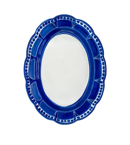 Bandeja Ovalada Grande Azul de la Colección Vietri - Wftb
