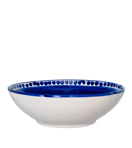 Ensaladera Grande Azul de la Colección Vietri - Wftb