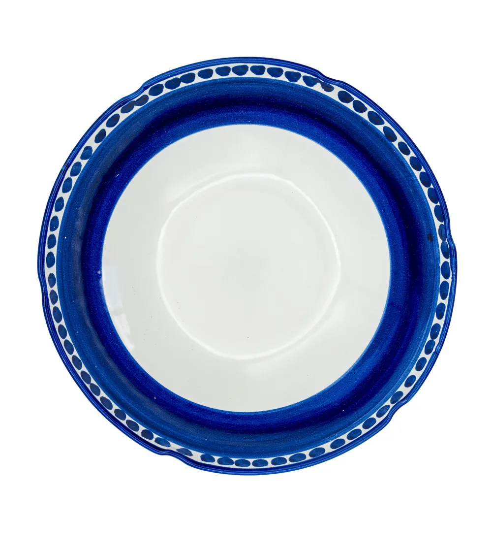Wftb - Large Blue Salad Bowl from the...