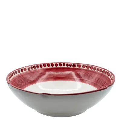Saladier Grand Rouge de la Collection Vietri - Wftb