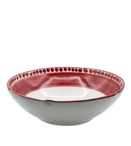 Insalatiera Grande Rossa Collezione Vietri - Wftb