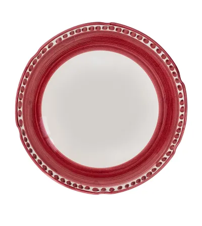 Wftb - Large Red Salad Bowl from the Vietri Collection 2