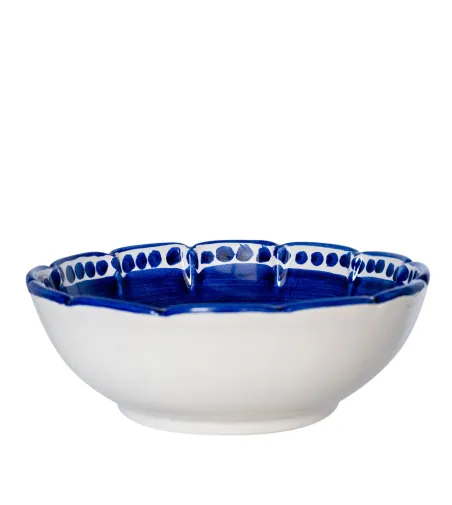 Wftb - Small Blue Salad Bowl from the Vietri Collection