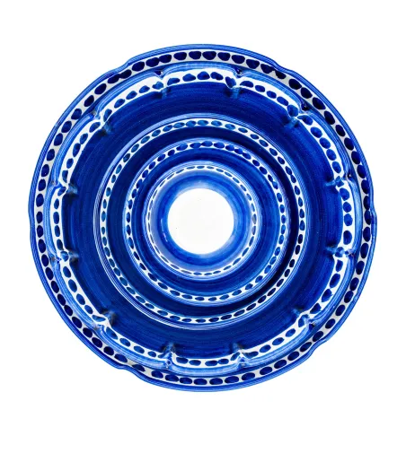 Wftb - Kleine blaue Salatschüssel aus der Vietri-Kollektion