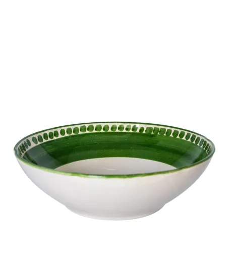 Ensaladera Pequeña Verde de la Colección Vietri - Wftb