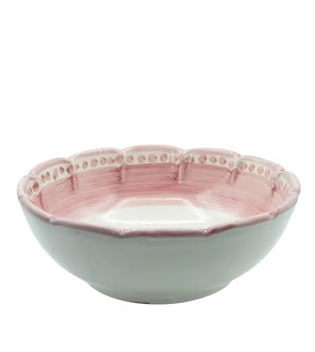 Wftb - Small Pink Salad Bowl from the Vietri Collection