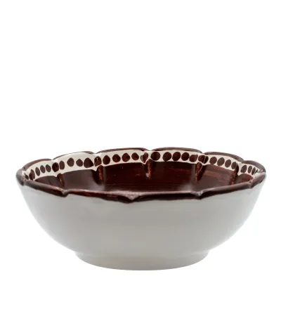 Insalatiera Piccola Marrone Collezione Vietri - Wftb 2