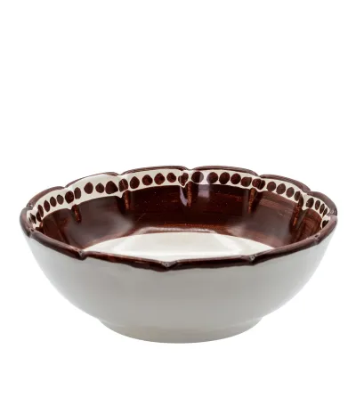 Insalatiera Piccola Marrone Collezione Vietri - Wftb
