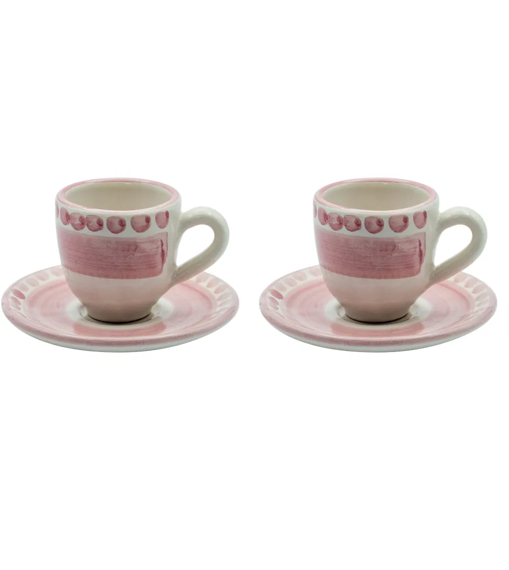 Ensemble de 2 Tasses à Café Roses de...