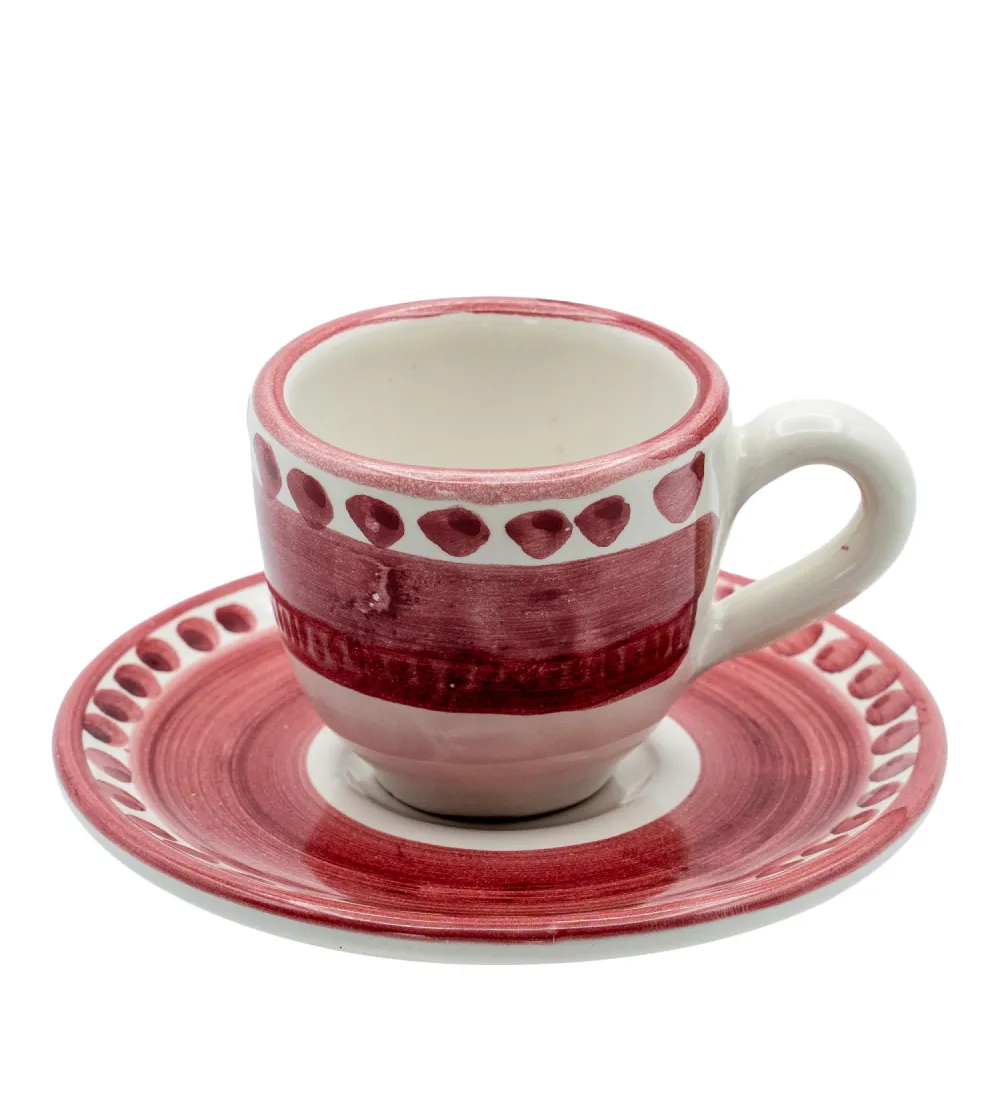 Wftb - Set of 2 Red Coffee Cups from...