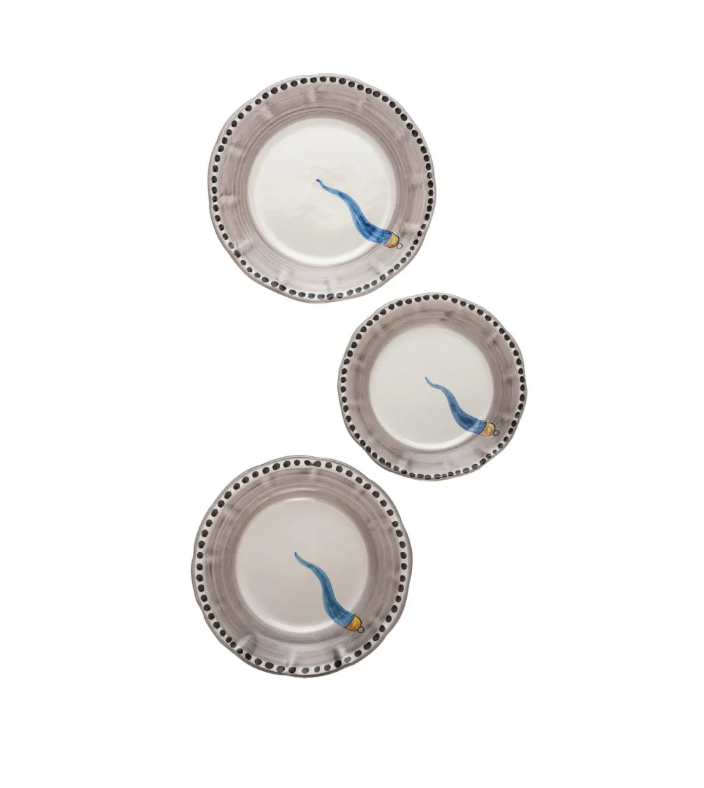 Ensemble de 6 Assiettes Plates avec...