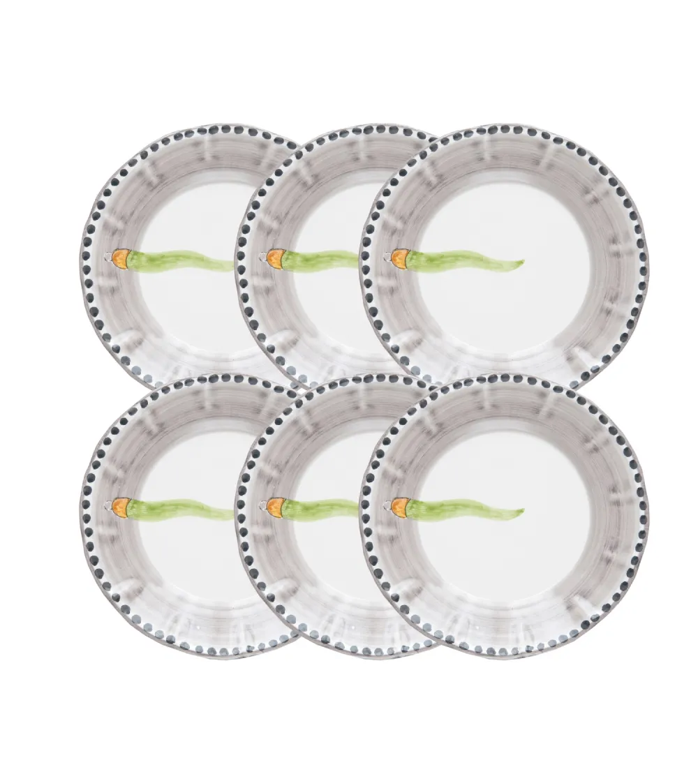 Wftb - Set of 6 Soup Plates with...