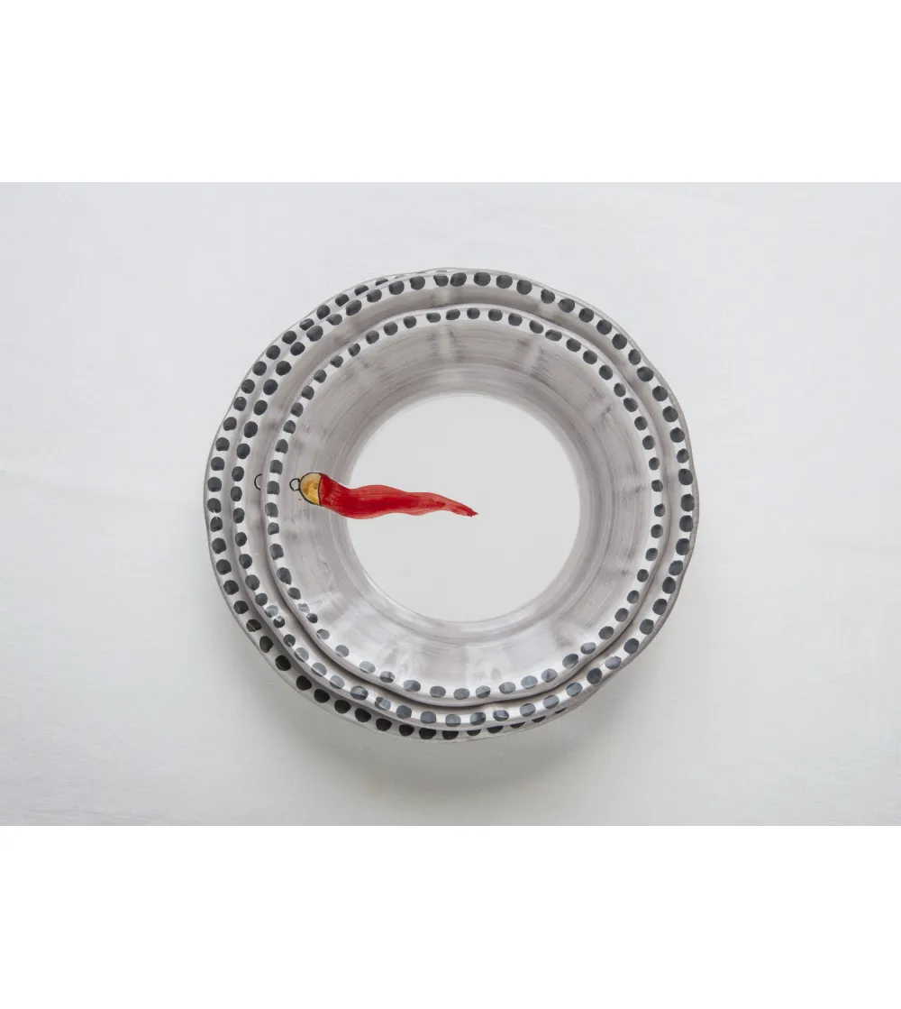 Wftb - Set of 6 Dessert Plates with...