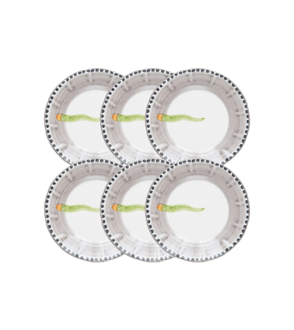 Juego de 6 Platos de Postre con...