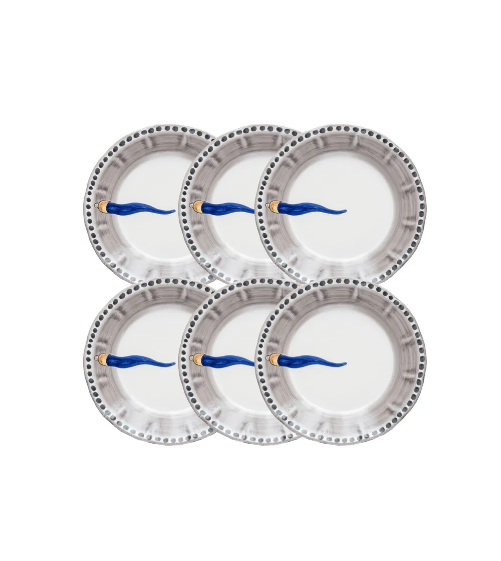 Juego de 6 Platos de Postre con...