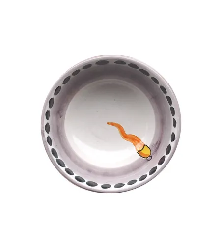 Juego de 6 Cuencos Medianos con Cuerno Naranja - Wftb