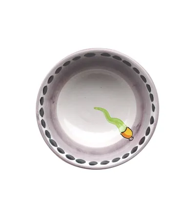 Set 6 Ciotole Medie con Corno Verde - Wftb 2