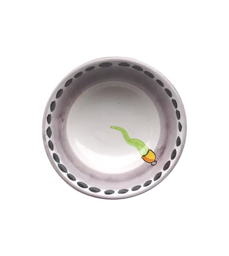 Ensemble de 6 Bols Moyens avec Corne Verte - Wftb