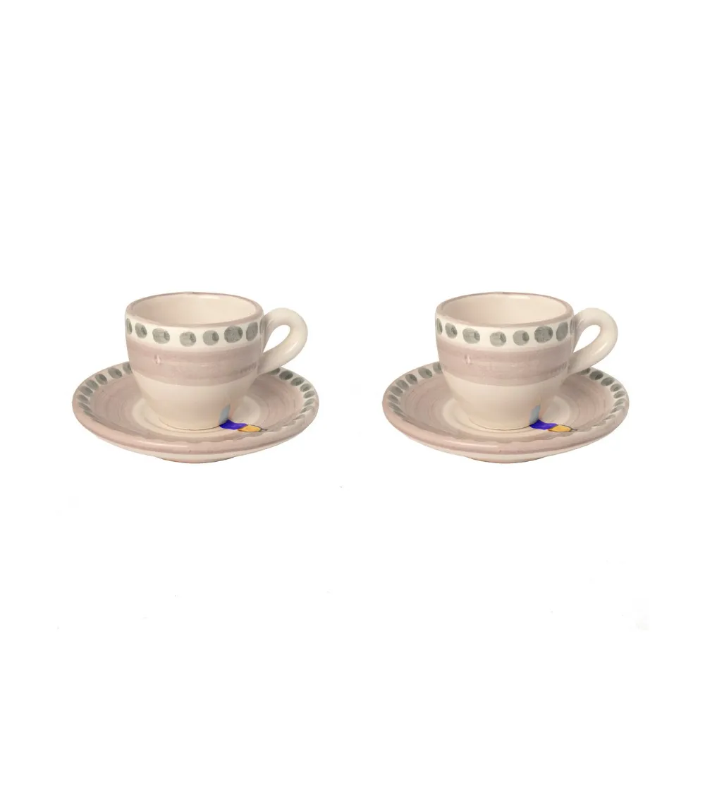 Wftb - Set of 2 Coffee Cups with Blue...