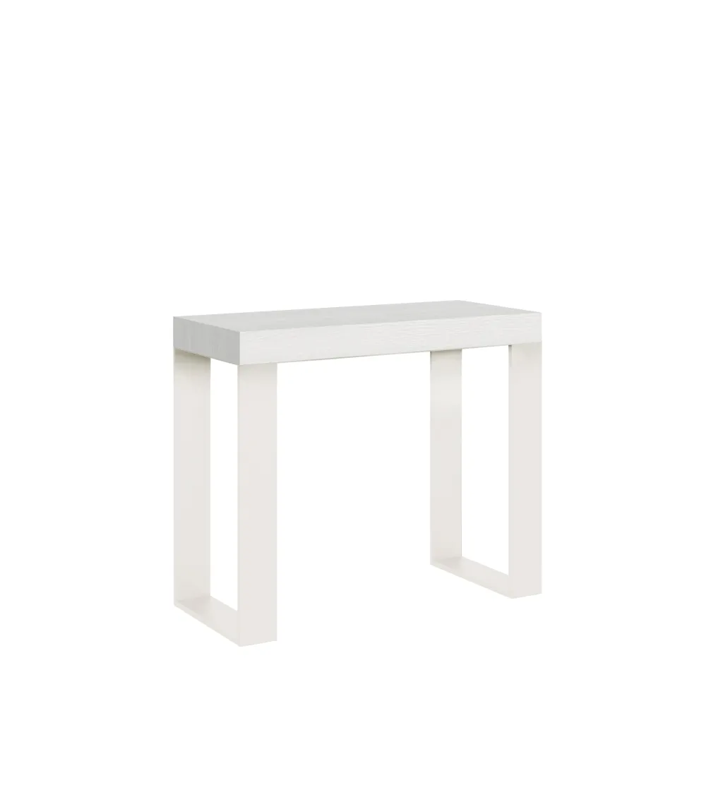 Table Console Blanche Extensible...
