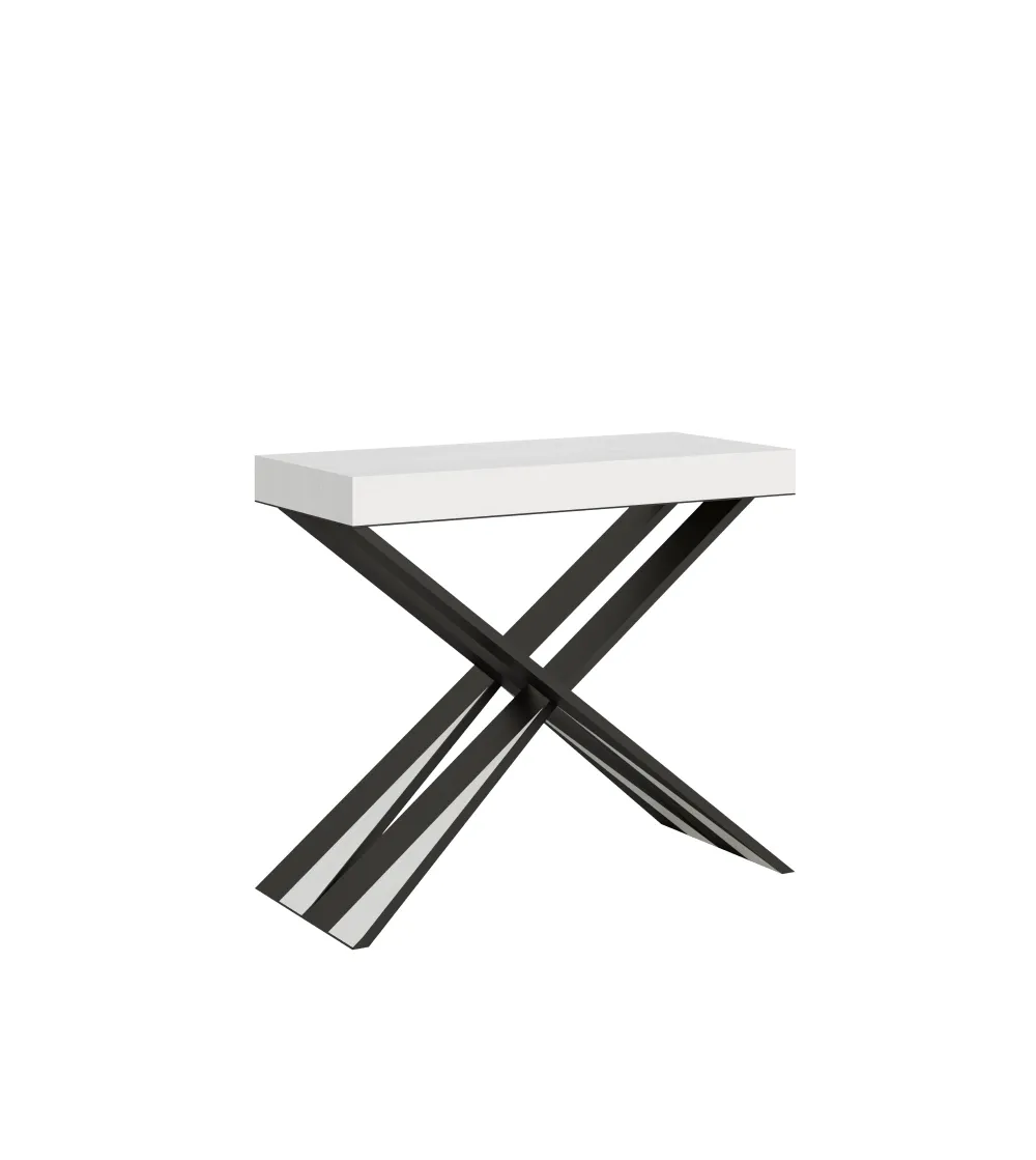 Table Console Anthracite Extensible...