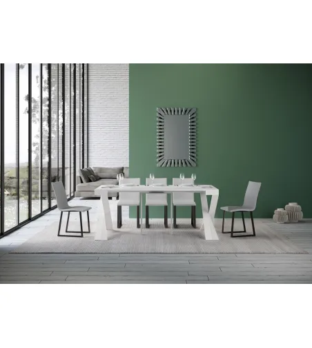 Table Console Blanche Extensible Diago Small - Itamoby
