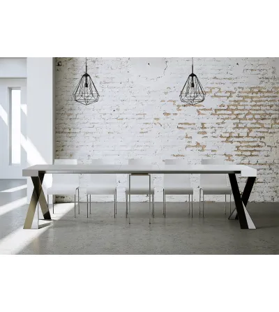 Table Console Anthracite Extensible Diago - Itamoby 2