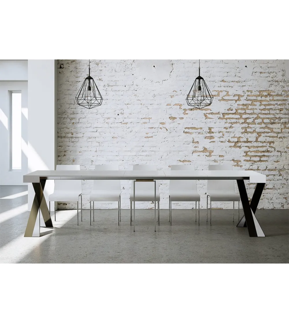 Table Console Anthracite Extensible...