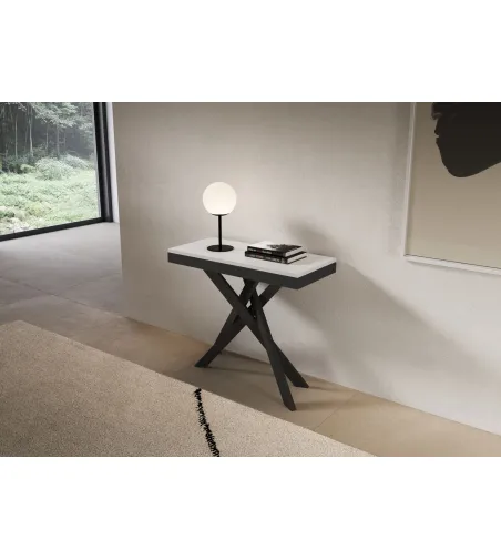 Table Console Anthracite Extensible Saki Evolution Small - Itamoby