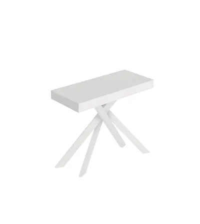 Itamoby - Saki White Extendable Console Table
