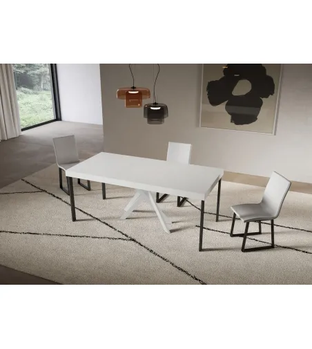 Itamoby - Saki Premium Small White Extendable Console Table