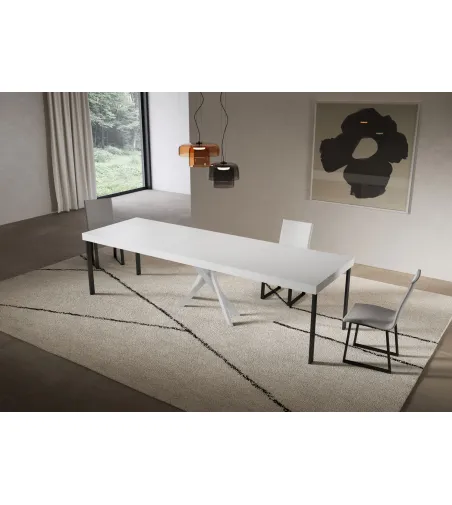 Table Console Blanche Extensible Saki Premium - Itamoby